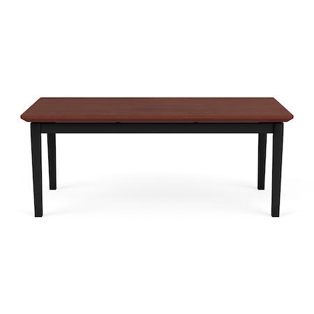 Lesro Lenox Steel Coffee Table, Canyon Cherry LS0840